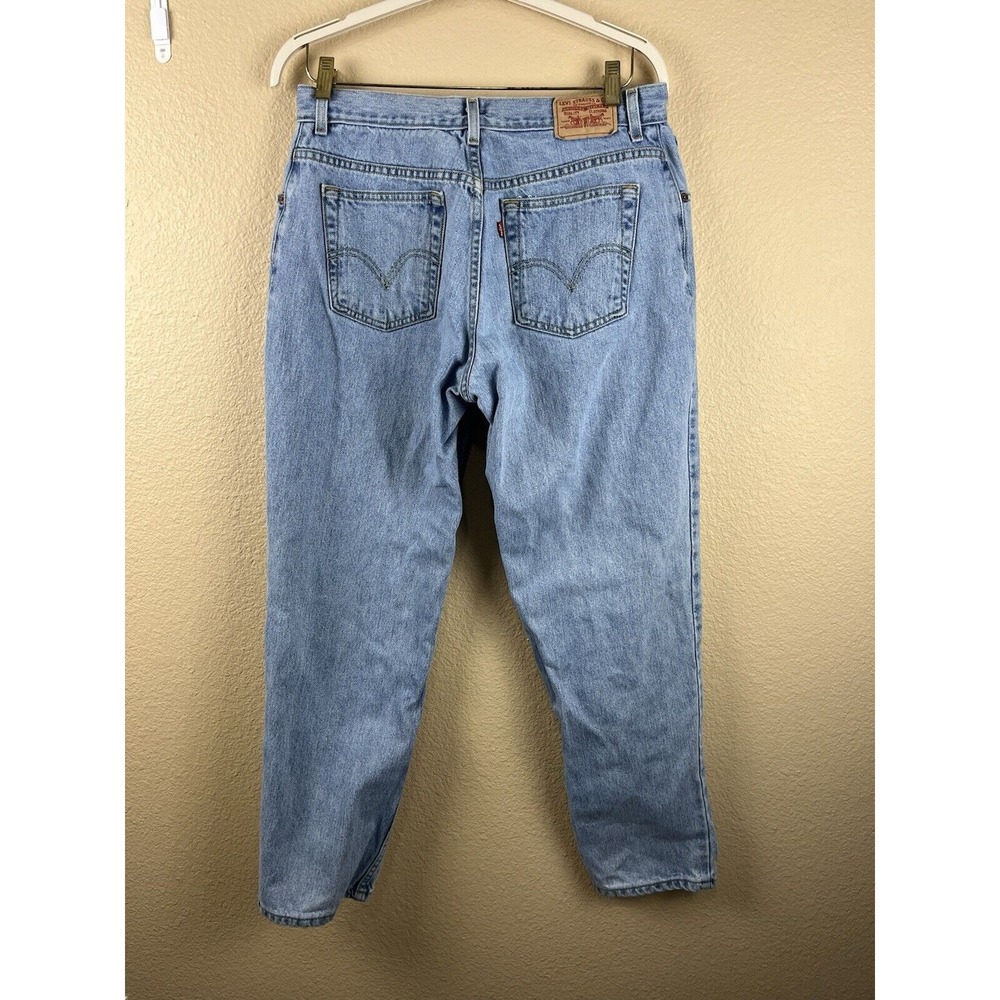 Vintage Levi's 550 Jeans 16 M Relaxed Fit Tapered Leg Light Wash Y2k High Rise - Picture 5 of 7